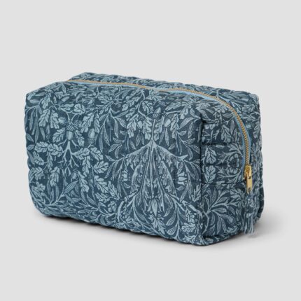 Maqoljln River Wandle Pure Acorn 100% Linen Wash Bag