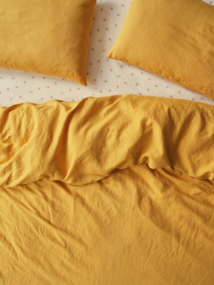 Maqoljln Honey Linen Blend Duvet Cover