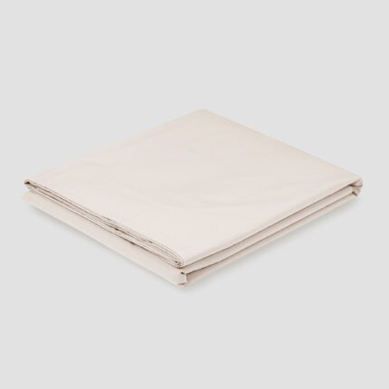 Maqoljln Parchment Washed Cotton Percale Flat Sheet